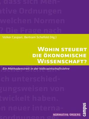 cover image of Wohin steuert die ökonomische Wissenschaft?